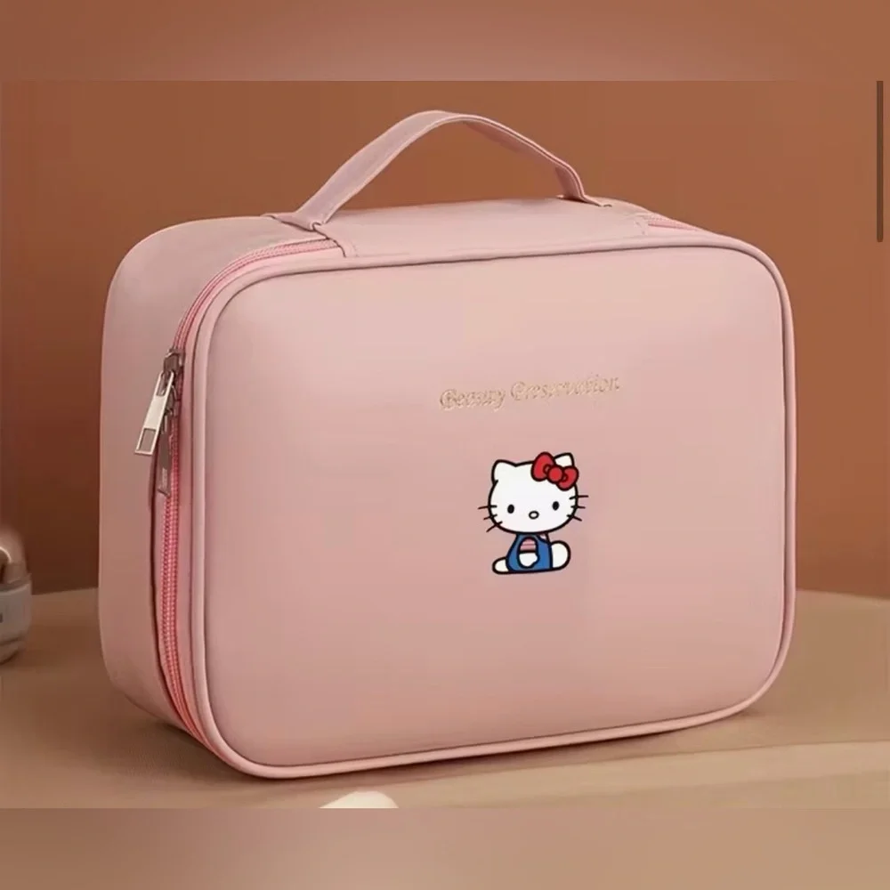 ❤️❤️SANRIO MYSTERY BUNDLE with Pink Hello Kitty Travel Make-Up Bag